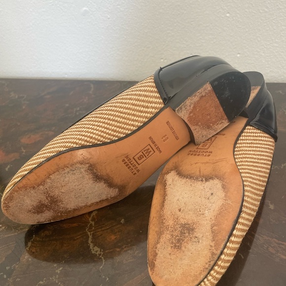 Stubbs and Wootton natural woven flats - Picture 4 of 4